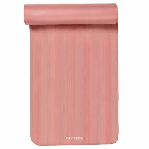 Retrospec Solana Yoga Mat 1/2" Thick w/Nylon Strap for Men & Women - Non Slip Excercise Mat for Yoga, Pilates, Stretching, Floor & Fitness Workouts, Rose