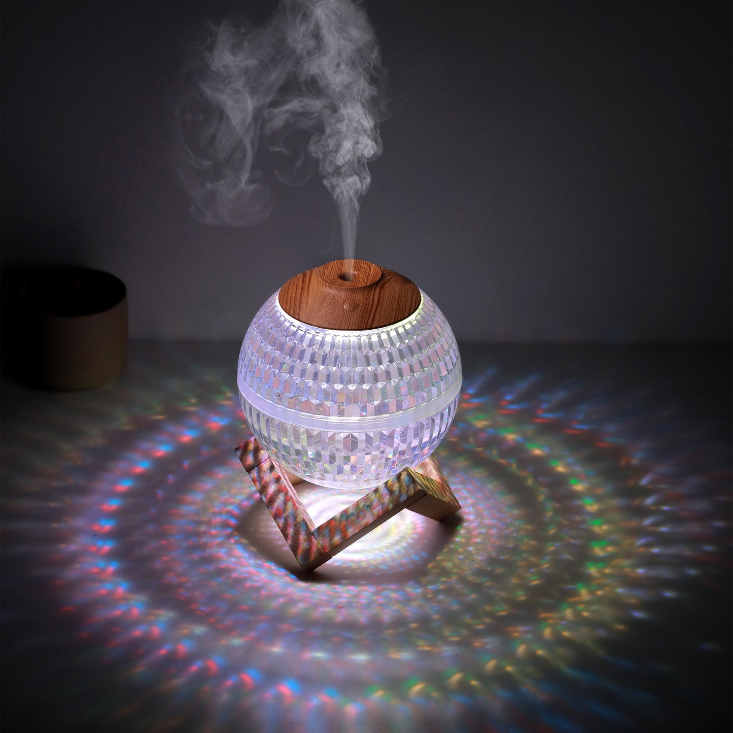 Home Bedroom Glass Orb Humidifier Tabletop