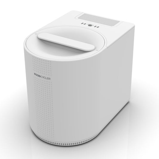 Food Cycler Eco 3 Compact Kitchen Food Recycler | Indoor Composter Bin Alternative | Electric Countertop Food Waste Disposer with Odorless 3.5L Indoor Food Waste Bin for Easy Waste Management | White