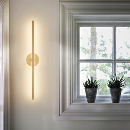 KARTOOSH Battery Operated Wall Sconces with Remote Control, Dimmable Wall Sconces Set of Two, 350°Rotate, 3000K LED Gold Wireless Wall Light for Living Room, Bedroom, Hallway, 28.3 Inch (2 Pack)