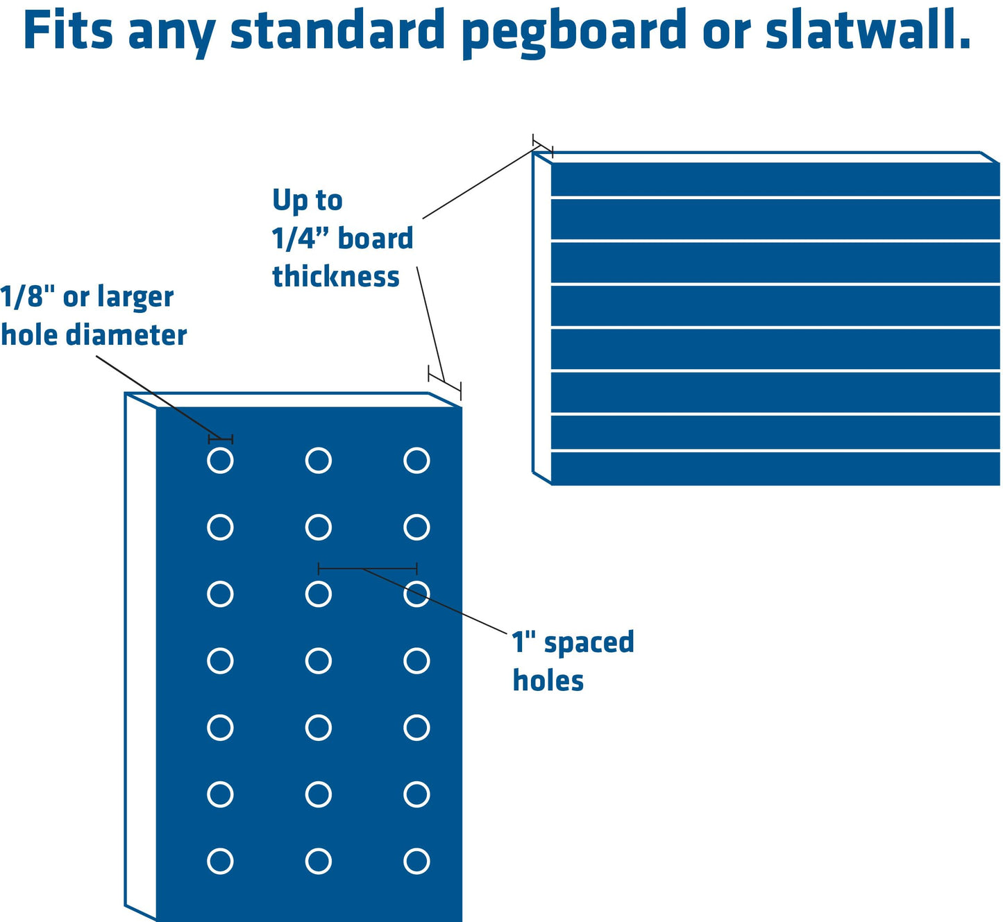 Century Drill & Tool, 2-tier pegboard rack space saver #03199 – perfect for garage organization, store garden equipment and tools, hanging crafts & jewelry, retail, product display (2 Pack)