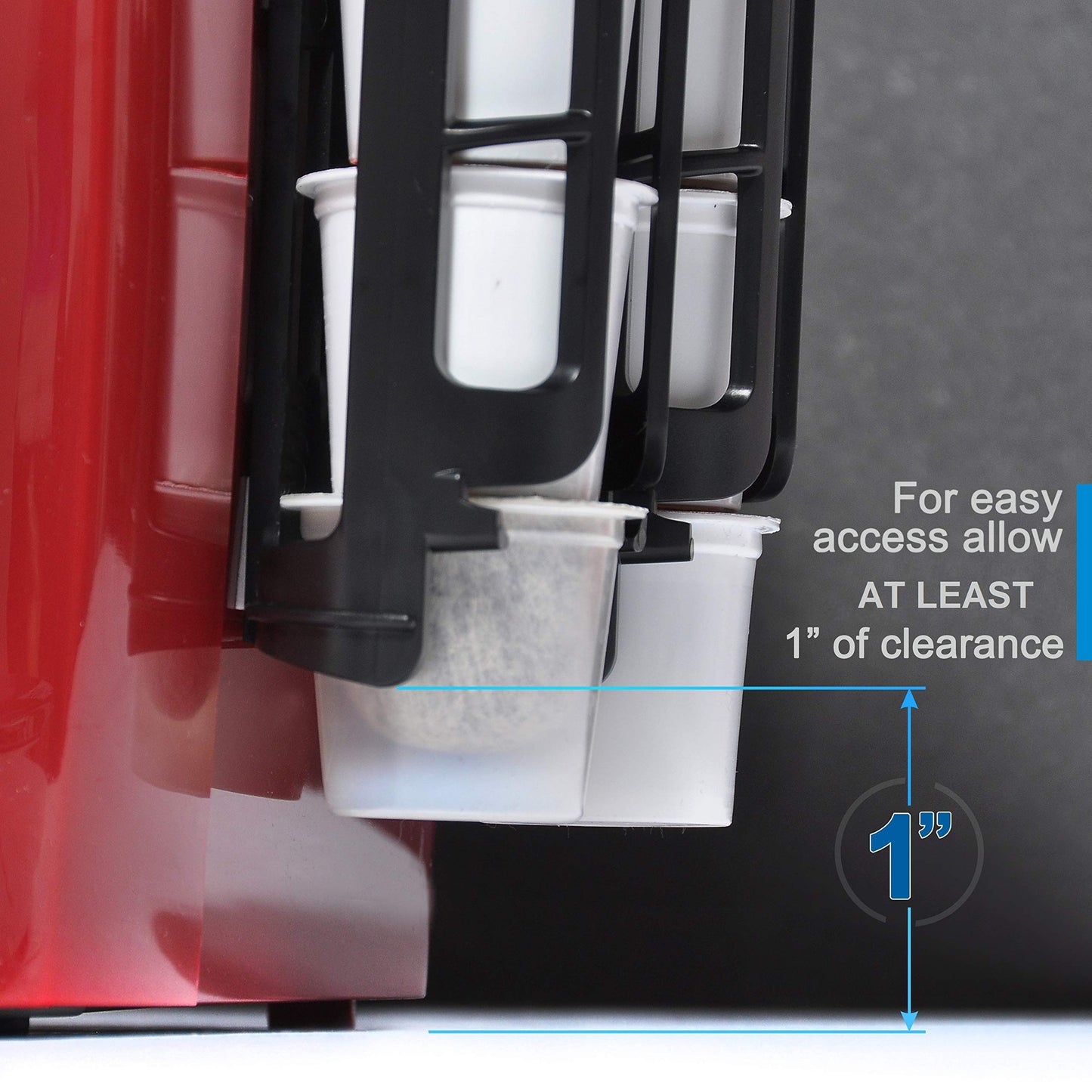STORAGENIE K Cup Holders, Coffee Pod Holders for Keurig, Kcup Holders, Space Saving K pod Storage | Organizer, Perfect for Counters Small Space