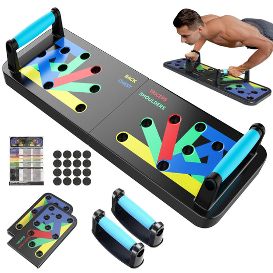 Floor Push Up Handles, Portable Strength Training Home Gym, Home Workout Equipment For Men And Women