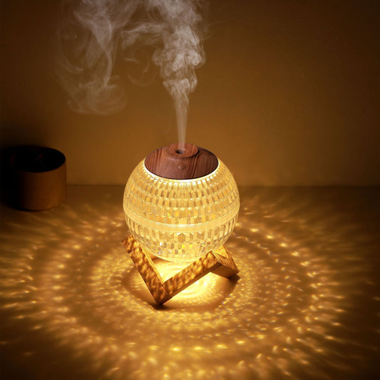 Home Bedroom Glass Orb Humidifier Tabletop